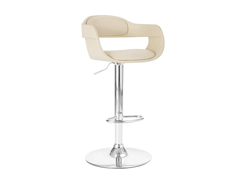 Chaise de bar Blanc Similicuir 3