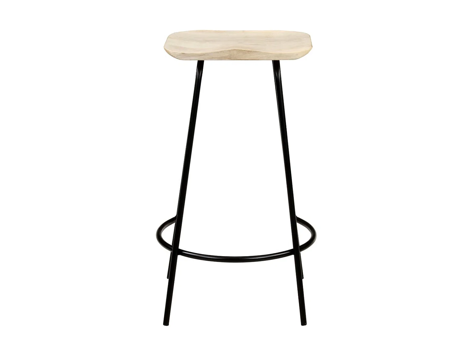 Tabourets de bar 4 pcs Bois de manguier massif