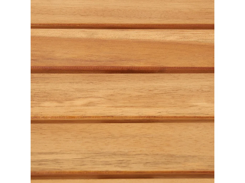 Chaises de bar 4 pcs Bois d'acacia solide et acier inoxydable