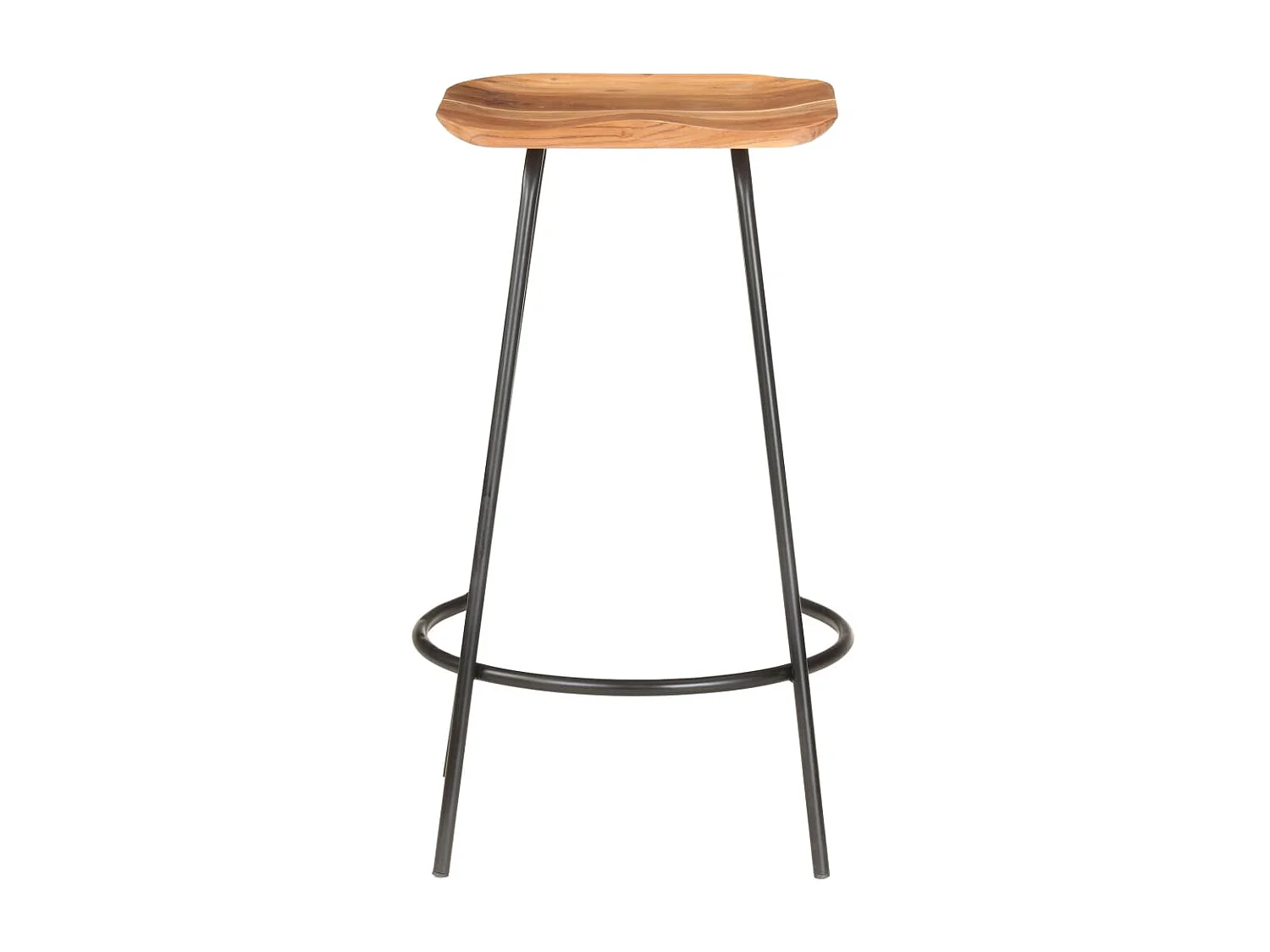 Tabourets de bar 4 pcs Bois d'acacia solide