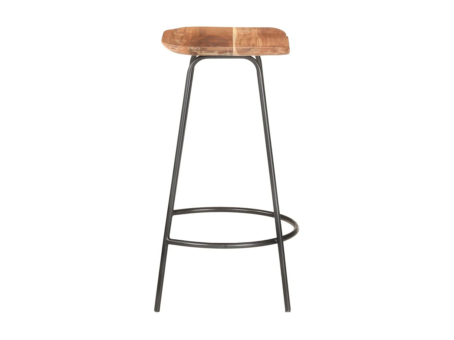 Tabourets de bar 4 pcs Bois d'acacia solide