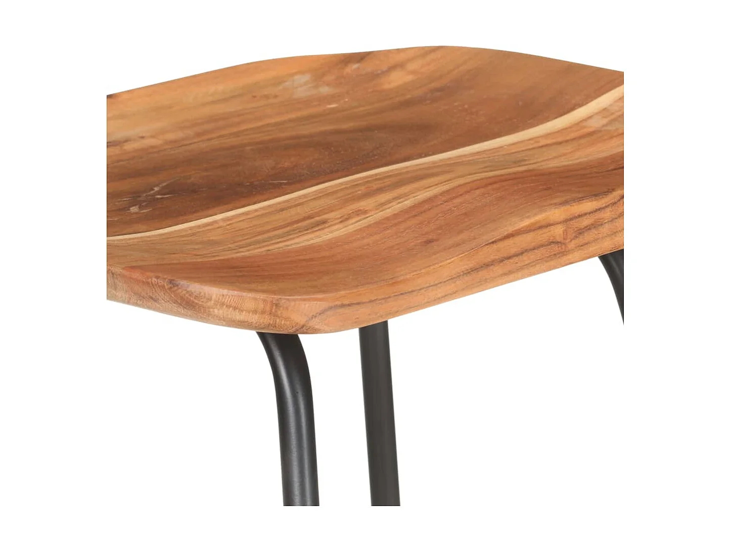 Tabourets de bar 4 pcs Bois d'acacia solide