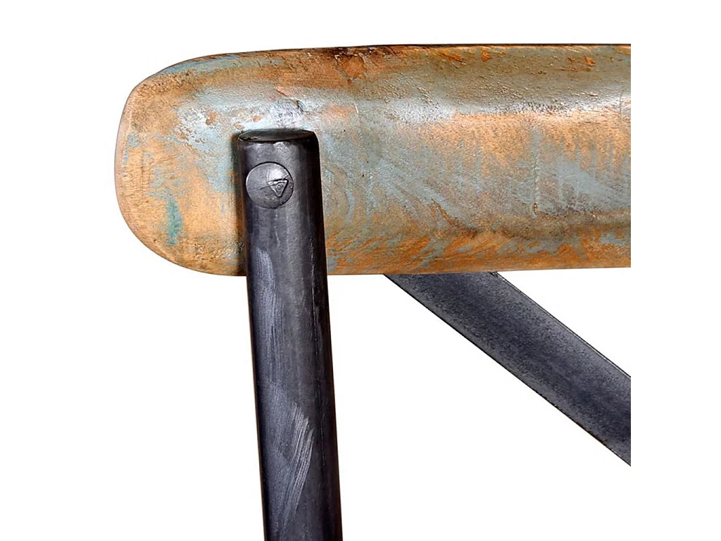 Tabouret de bar Bois de récupération massif