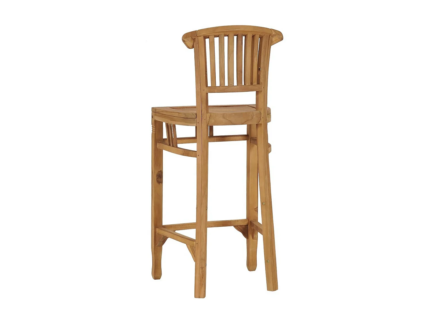 Chaise de bar Bois de teck solide