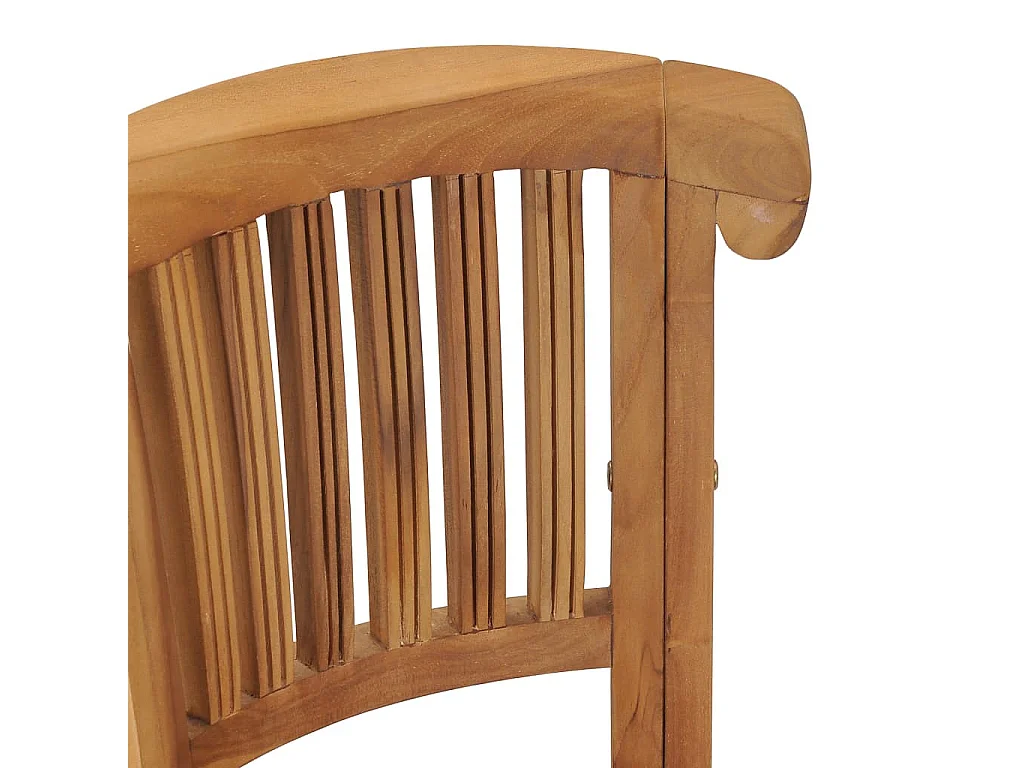 Chaise de bar Bois de teck solide