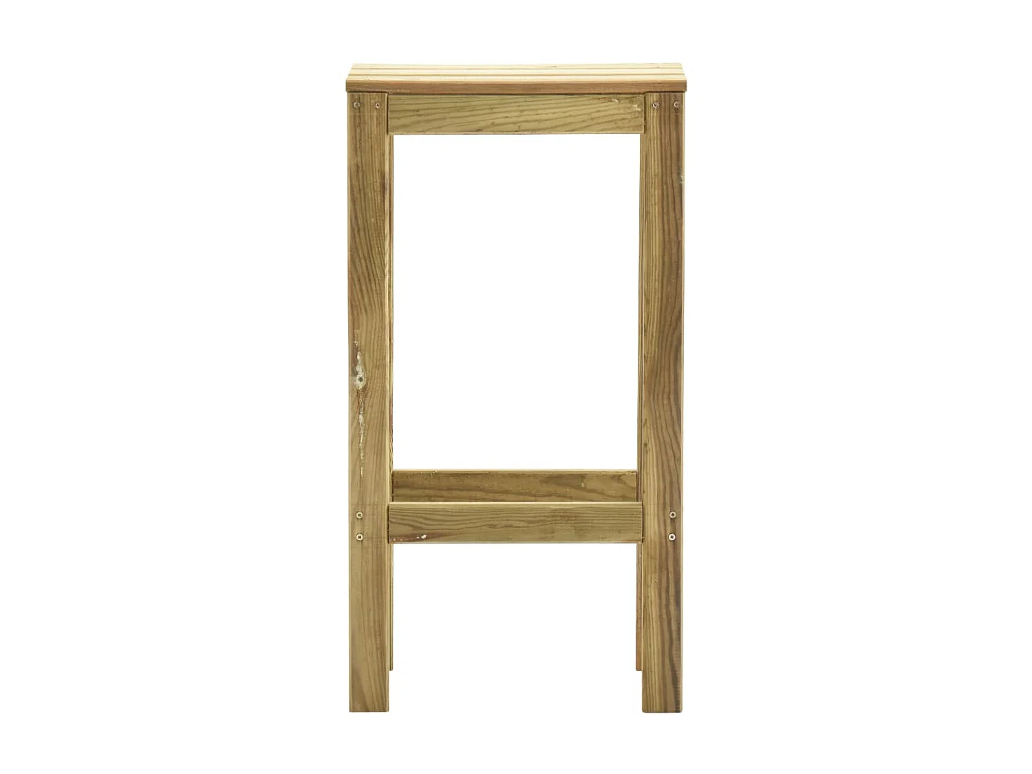 Tabourets de bar 2 pcs Bois de pin imprégné