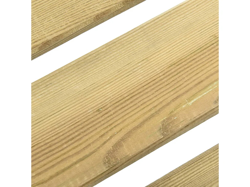 Tabourets de bar 2 pcs Bois de pin imprégné