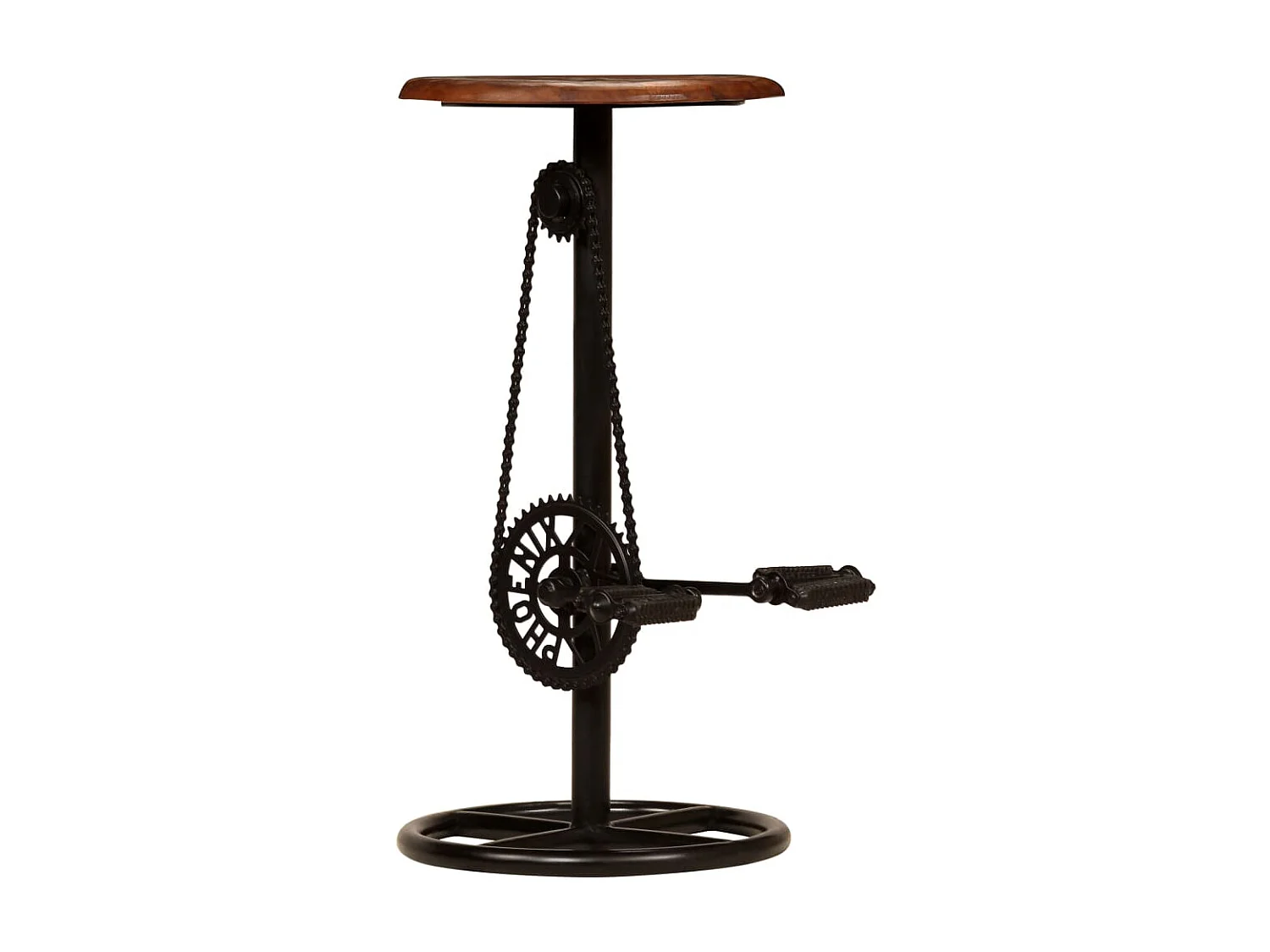 Tabourets de bar 2 pcs Bois massif de récupération 2