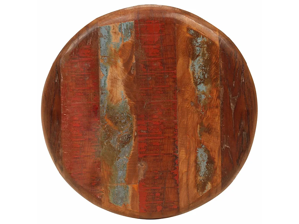 Tabourets de bar 2 pcs Bois massif de récupération 2