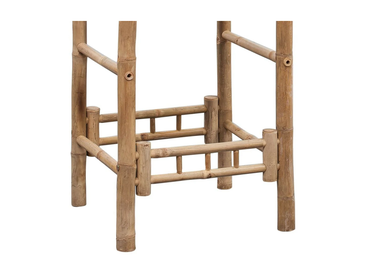 Tabourets de bar 2 pcs Bambou