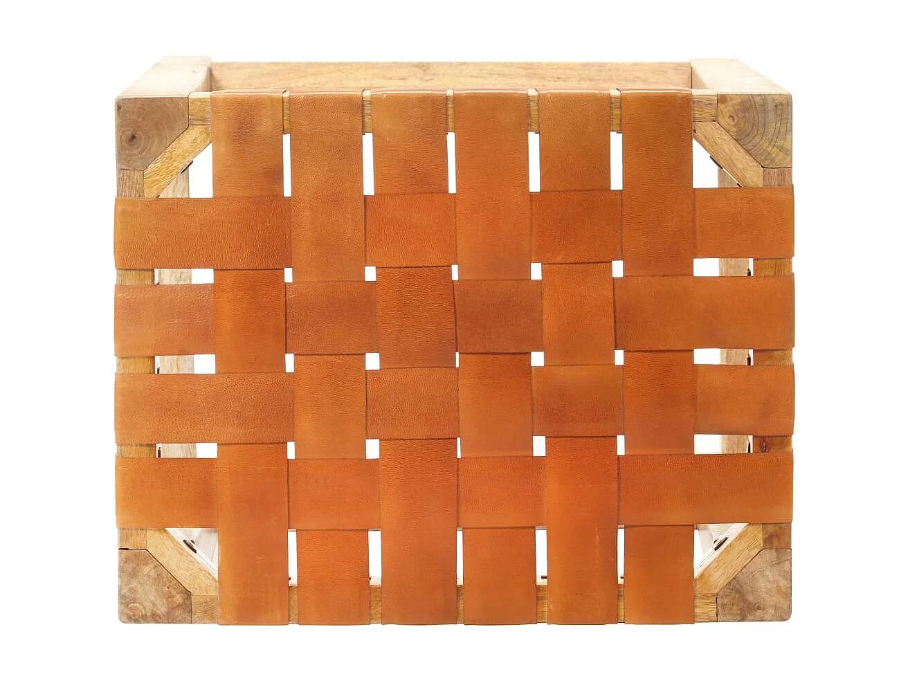 Tabourets de bar 2 pcs Marron Cuir véritable 75cm