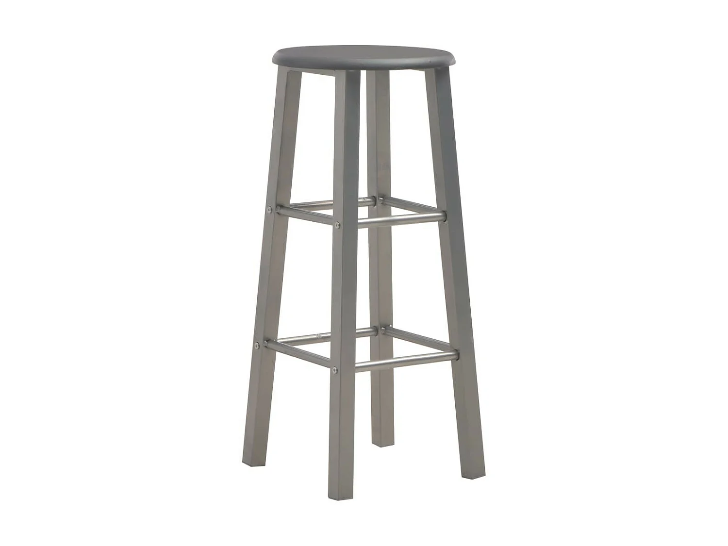 2 pcs Tabourets de bar Anthracite MDF Kazo