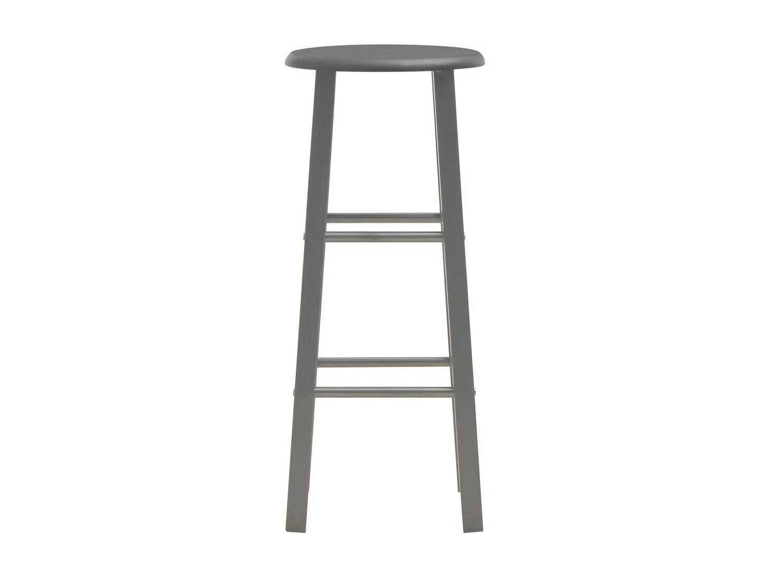 2 pcs Tabourets de bar Anthracite MDF Kazo