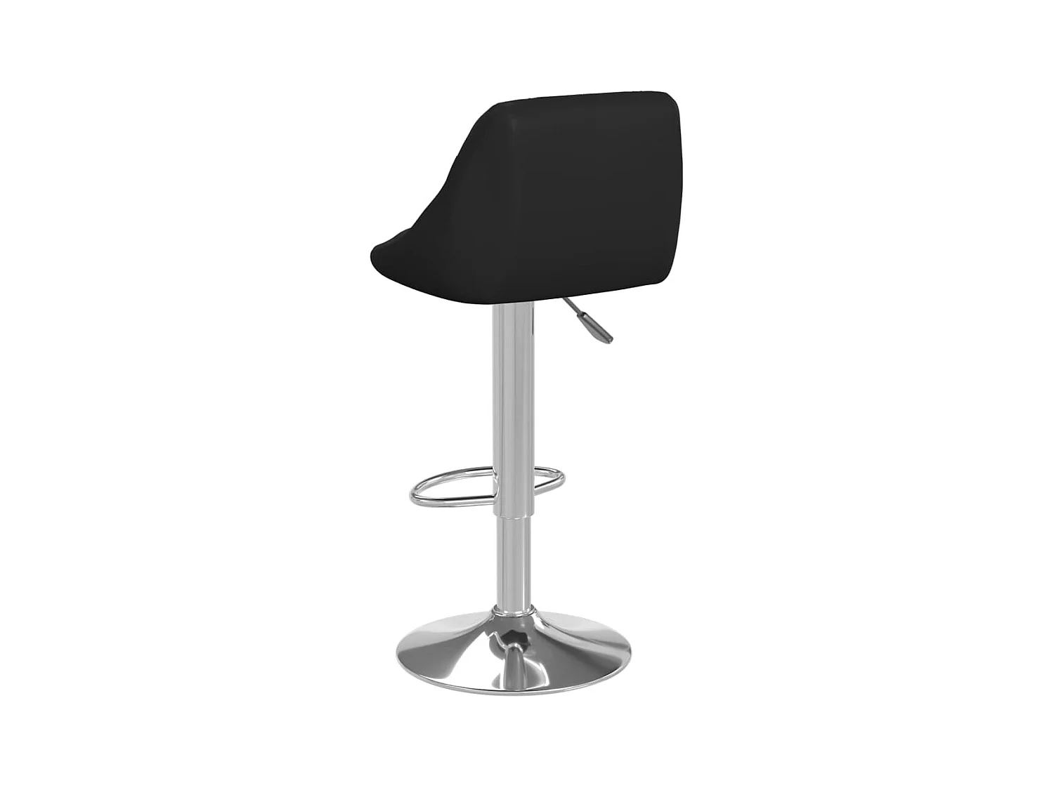 Tabourets de bar 2 pcs Noir Similicuir 16
