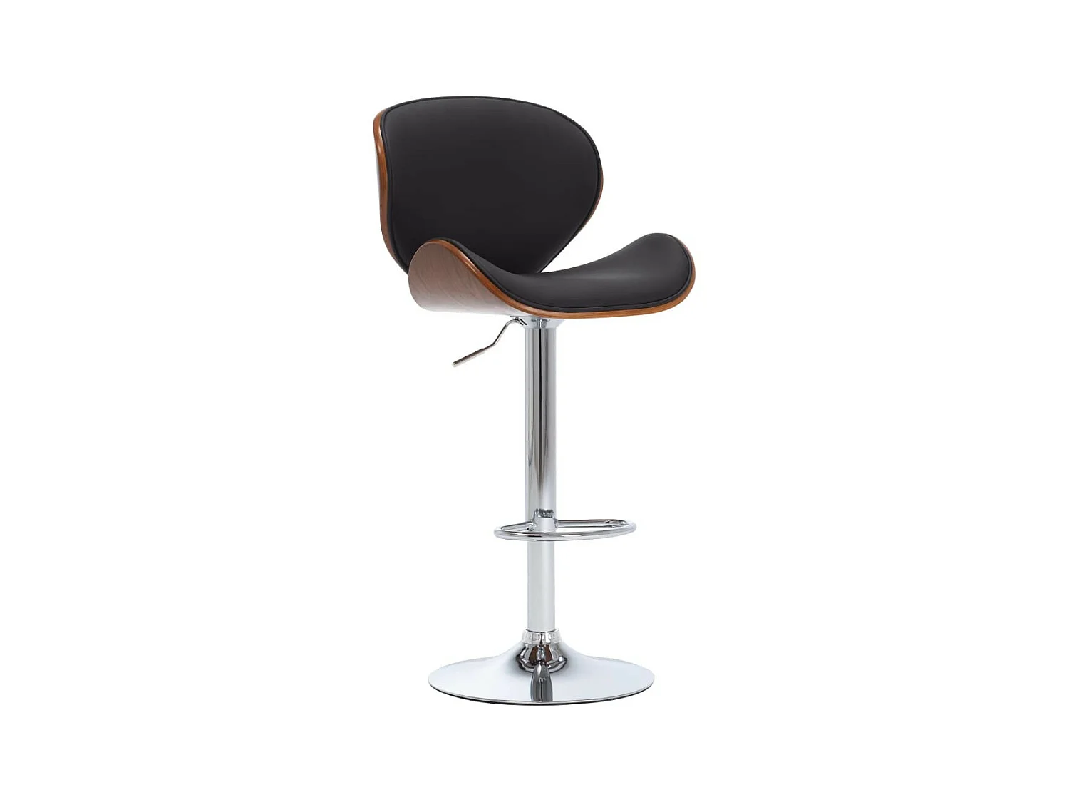 Chaise de bar Noir Similicuir 3