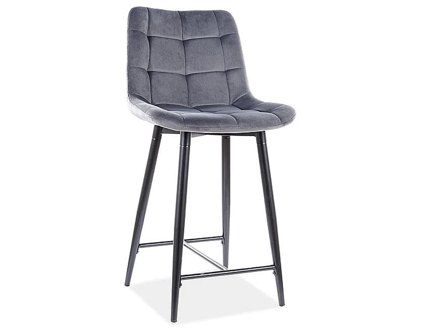 Hoker niski CHIC H-2 VELVET zielony kuchenny