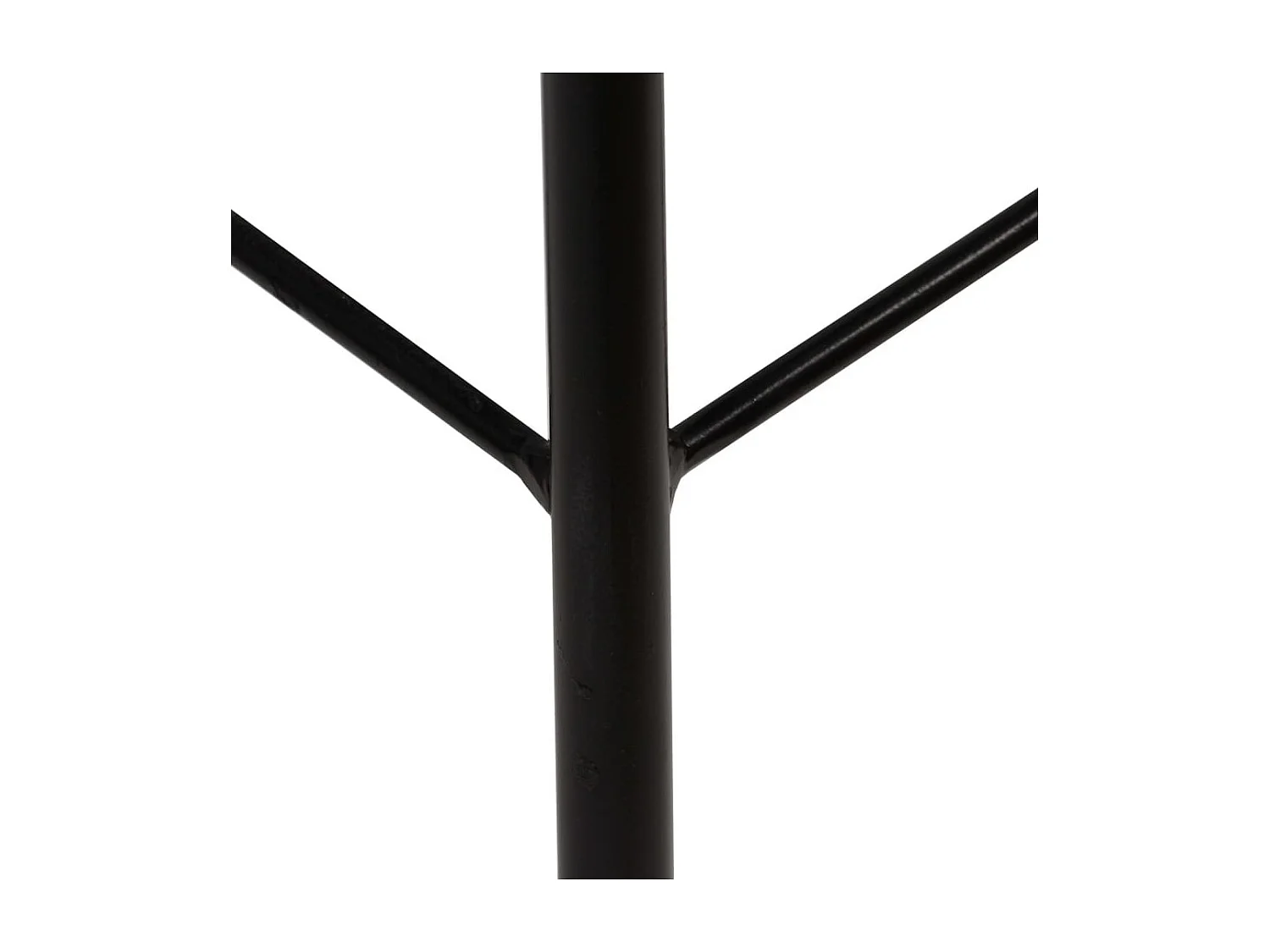 Chaise de bar bois massif et métal noir Iar - Lot de 2