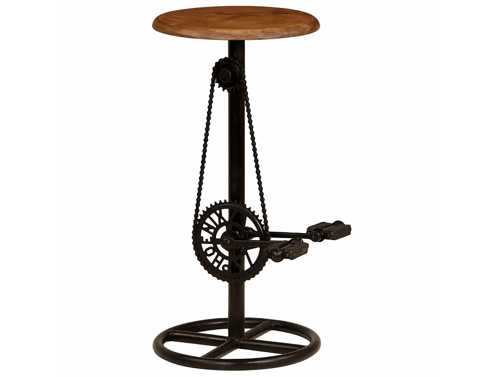 Chaises de bar 2 pcs Bois de manguier solide 2