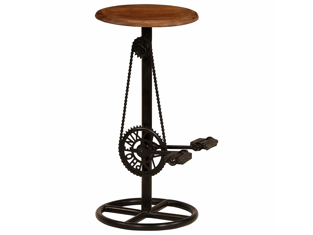 Chaises de bar 2 pcs Bois de manguier solide 2