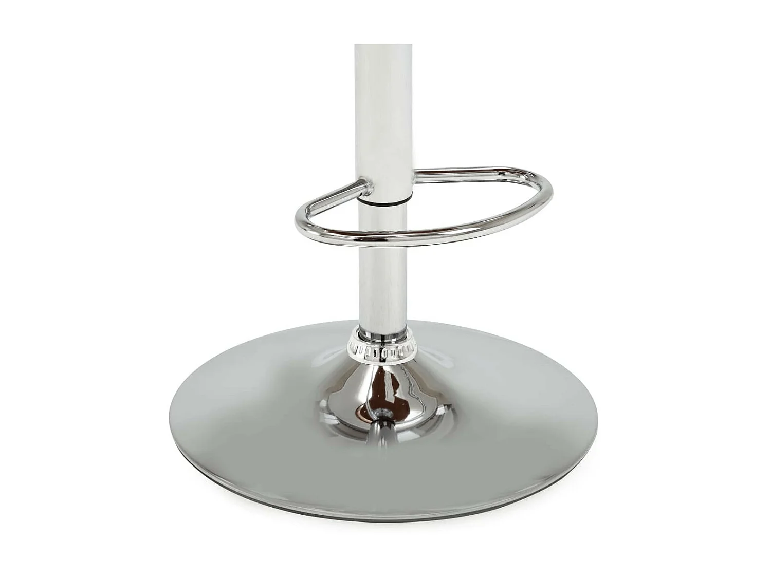 Chaise de bar Crème Bois courbé et similicuir