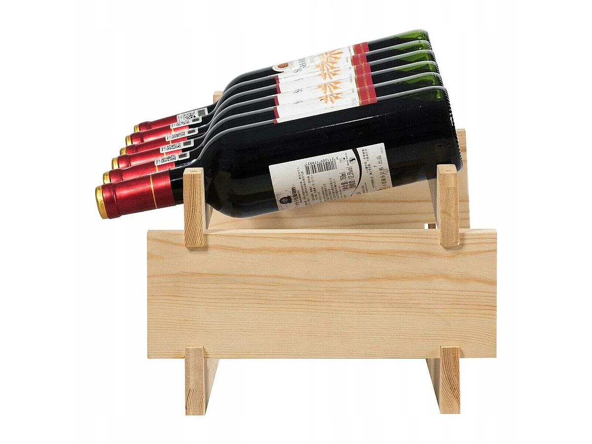 ÉTAGÈRE À VIN EN BOIS POUR 36 BOUTEILLES 28 x 63 x 85