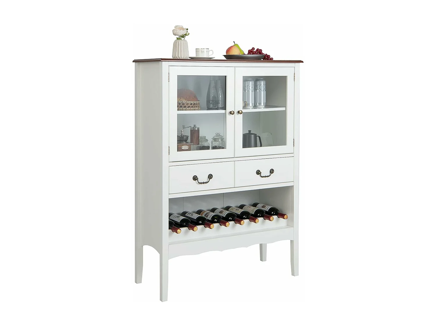 Weinschrank aus Kiefernholz