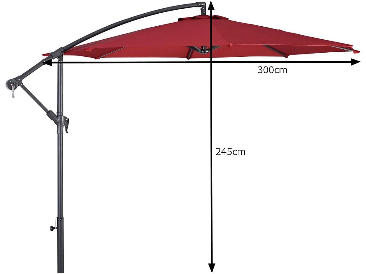 Ø300cm Ampelschirm Sonnenschirm
