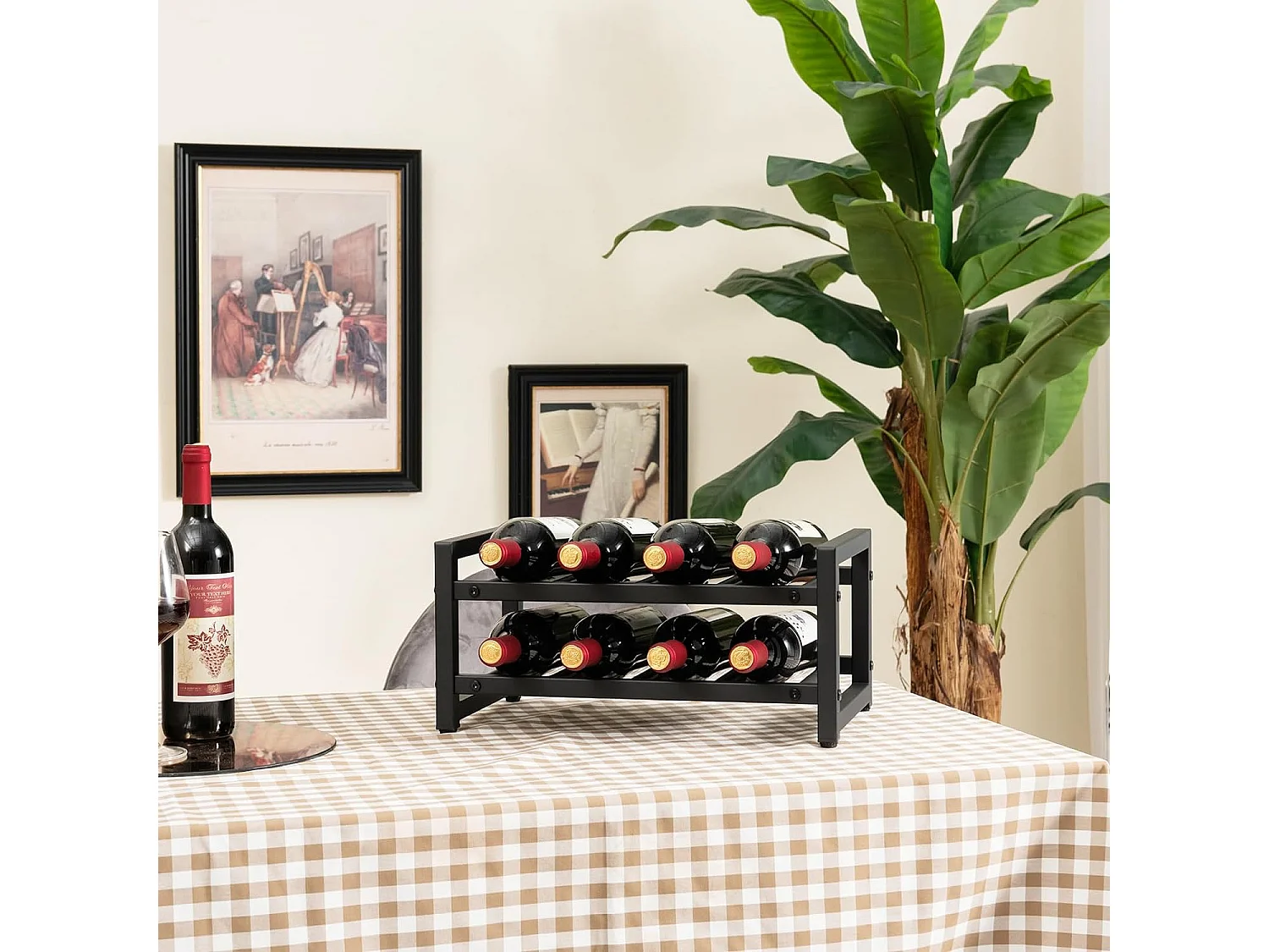 Weinregal aus Metall