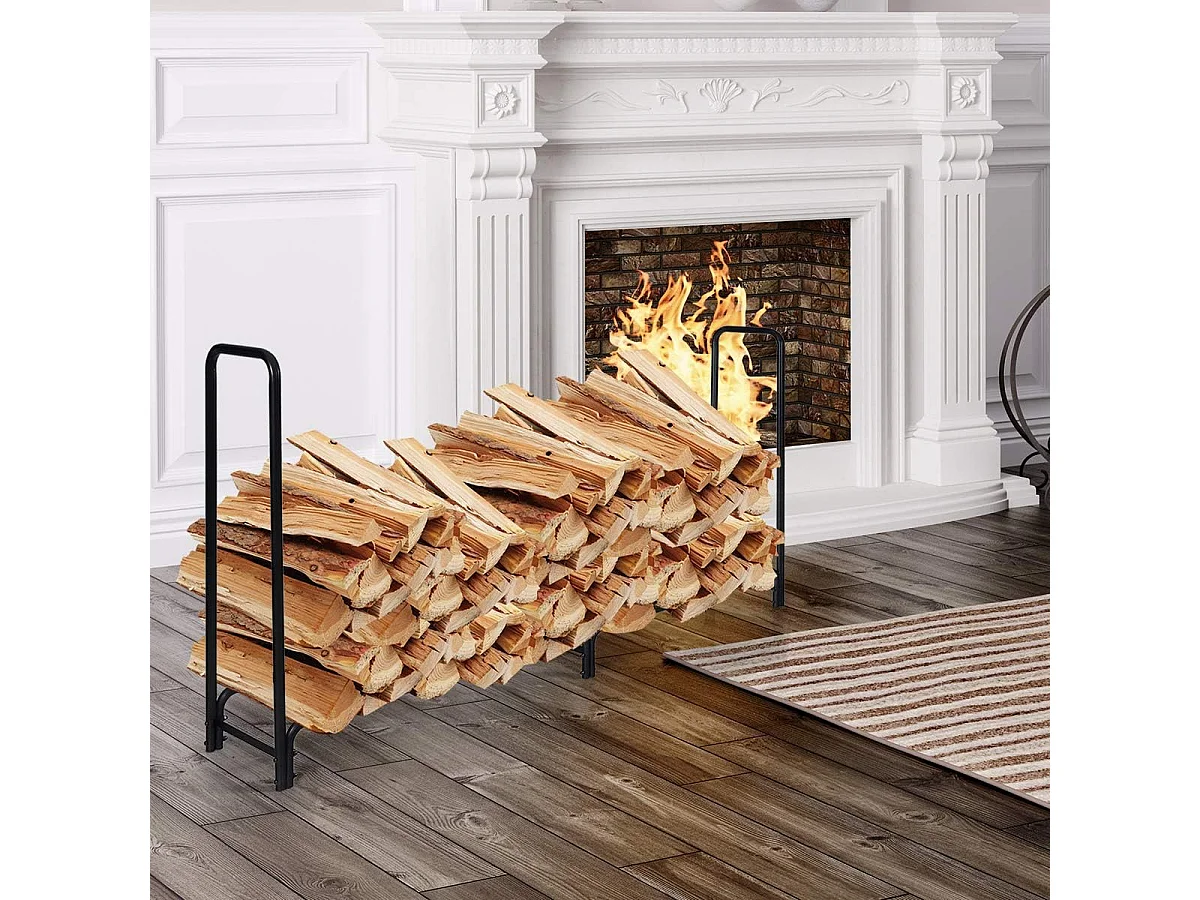 Kaminholzständer aus Metall