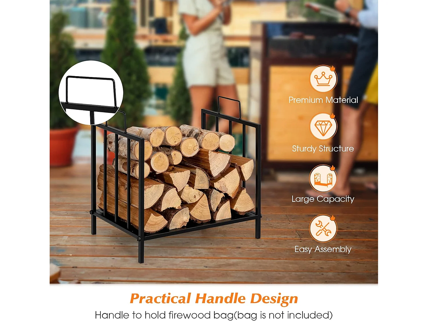 Kaminholzregal  Brennholzregal