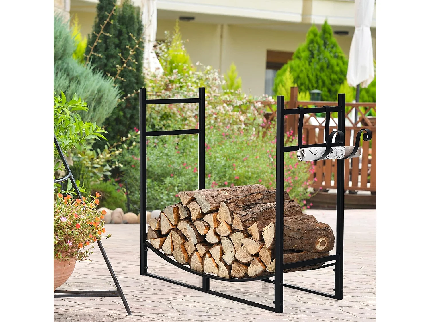 Kaminholzregal Metall