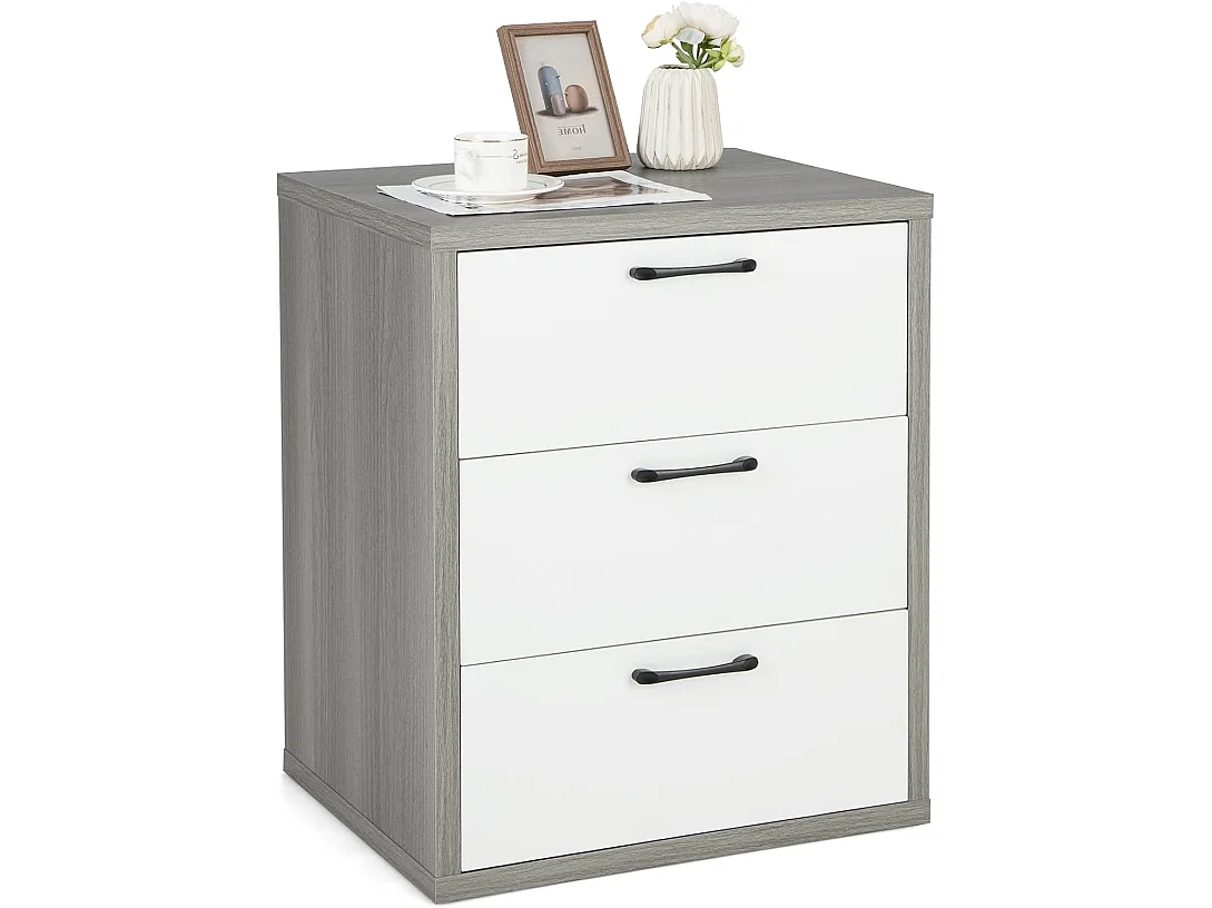 Nachttisch mit 3 Schubladen