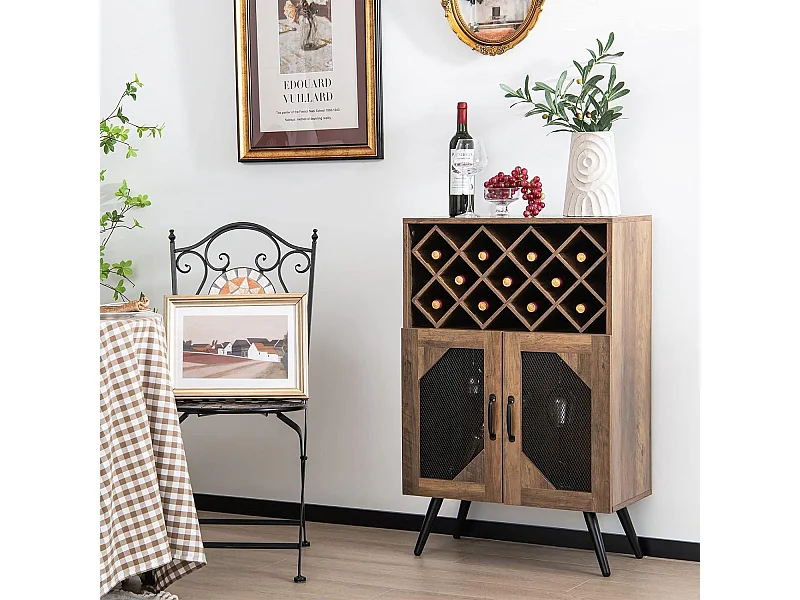 Vintage Weinschrank Weinregal