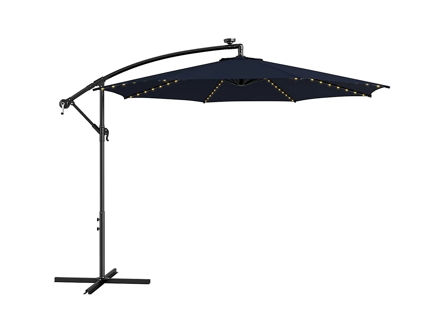 Ø300cm Sonnenschirm, LED Solar