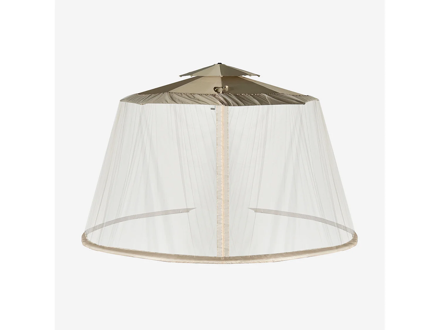 verstellbares Moskitonetz mit 2 Türen