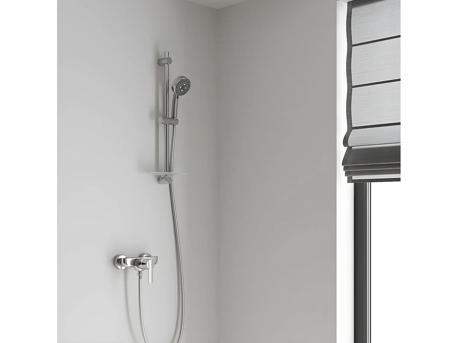 GROHE - Ensemble de douche 3 jets avec barre - 9,5l