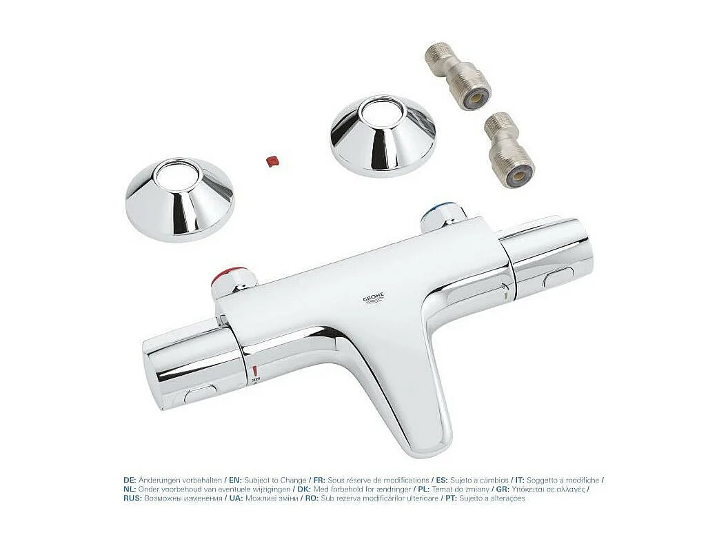 Thermostatische Bad- en Douchekraan GROHE Precision Trend Chroom