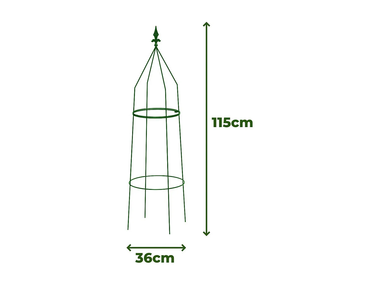 Treillis en acier View (Lot de 2)