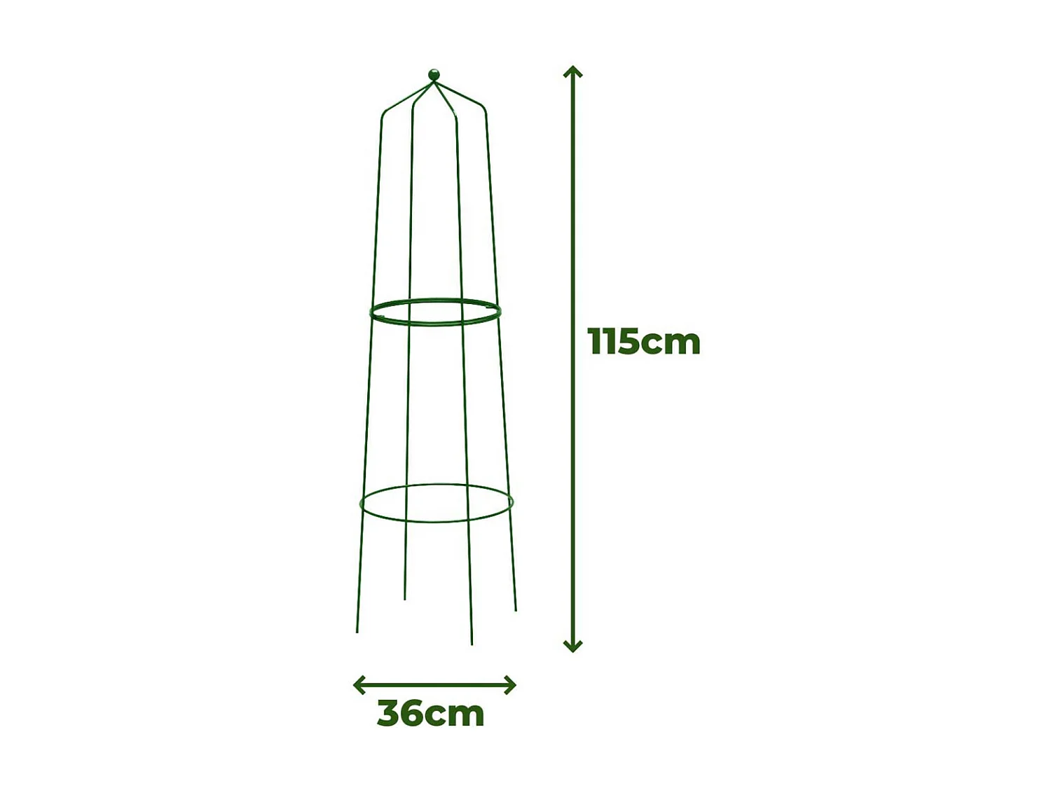Treilli en acier 36 x 115 cm Tower