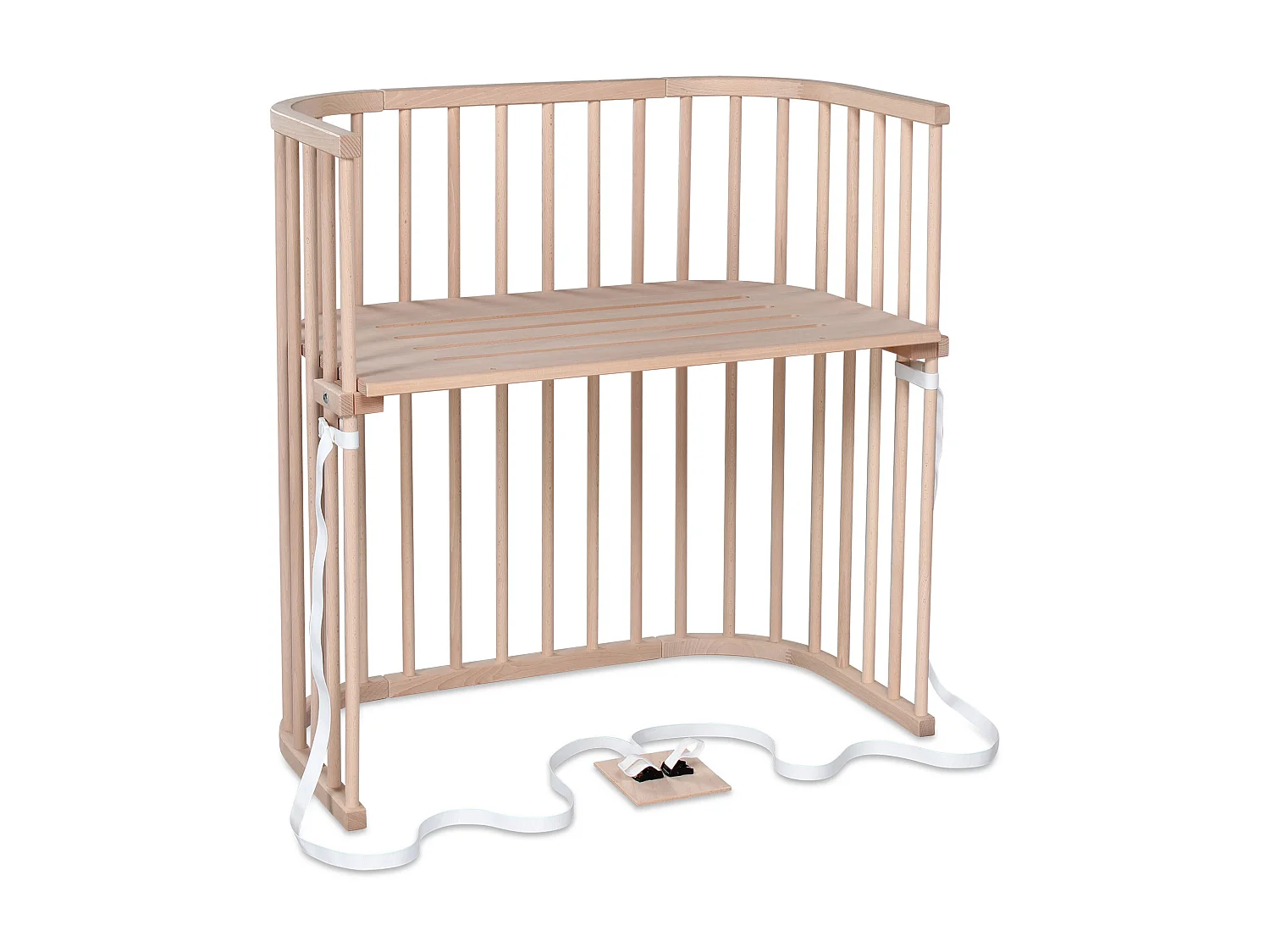 BOXSPRING - Berceau Cododo en bois de hêtre non traité. L - H - P : 96 - 96,5 - 54 cm