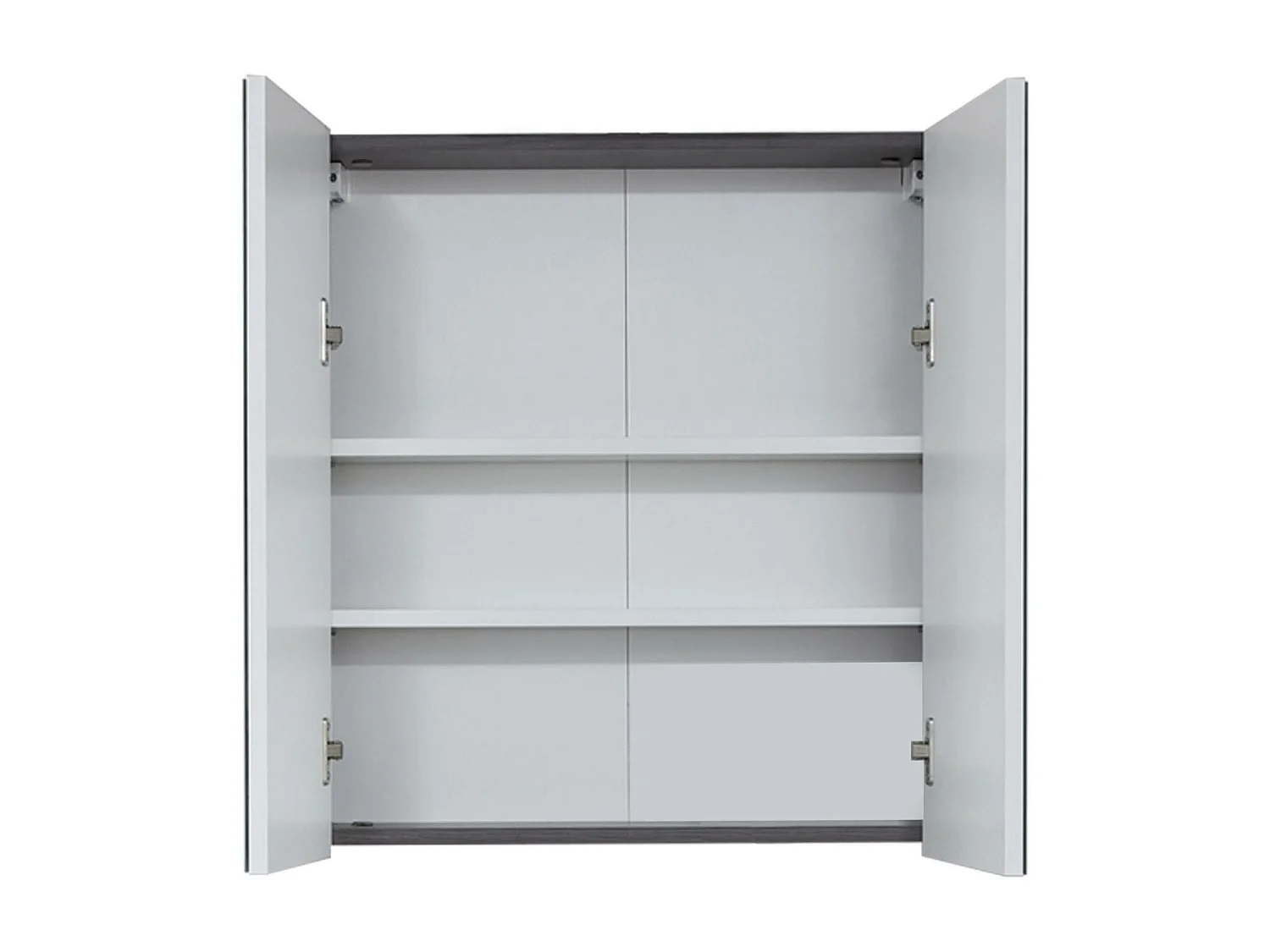 Meuble de salle bain en mélaminé - Armoire de toilette avec miroir. L- H - P : 60 - 67 - 18