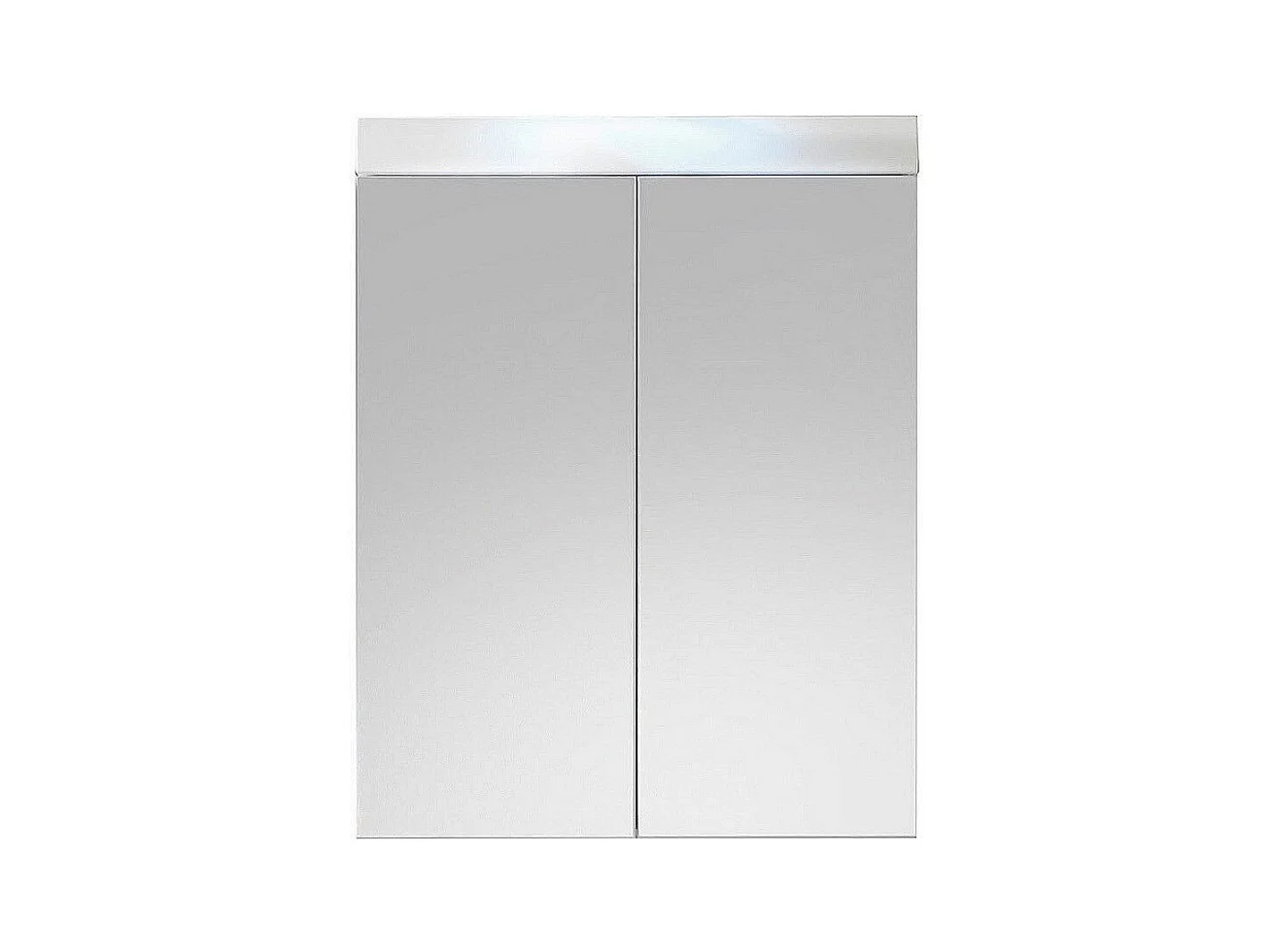 Armoire murale avec miroir blanc brillant Kelia 60cm