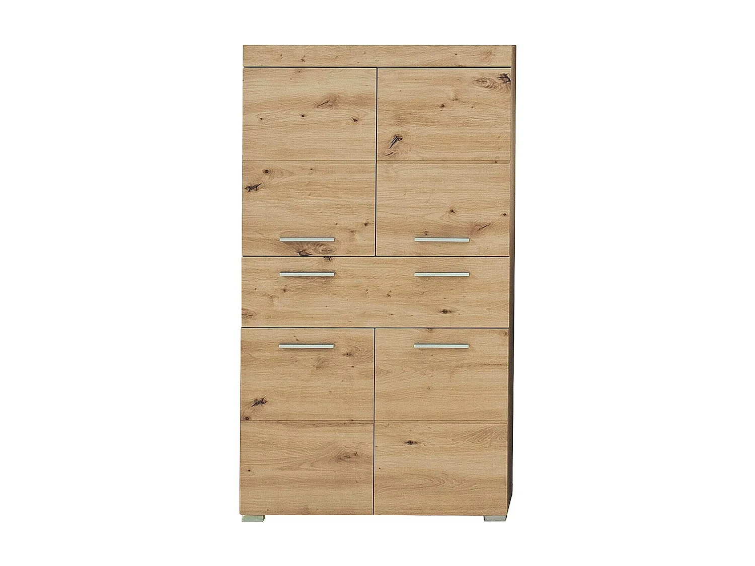 Armoire de salle de bain 2 portes chêne clair Kelia 73cm