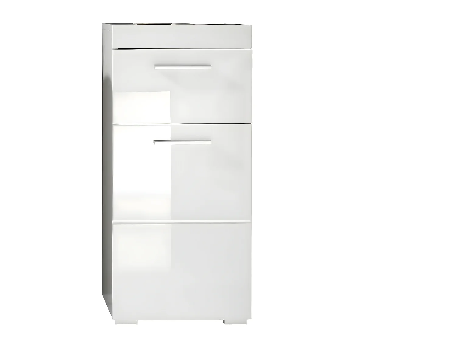 Meuble bas - Mélaminé - Blanc - 37 - 79 - 31 cm