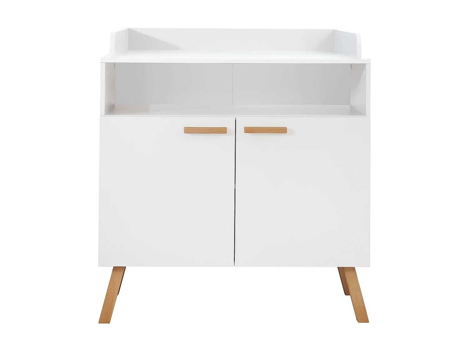 Armoire à langer - Mélaminé - Blanc - 96 - 105 - 78 cm
