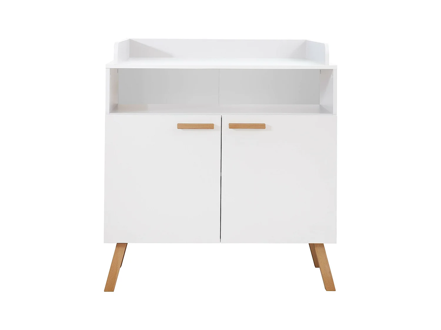 Armoire à langer - Mélaminé - Blanc - 96 - 105 - 78 cm
