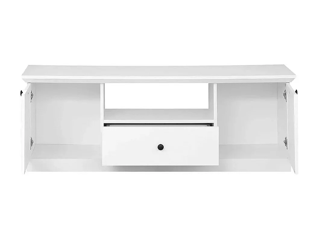 Ensemble meuble TV 2 pièces blanc mat Valex 235cm