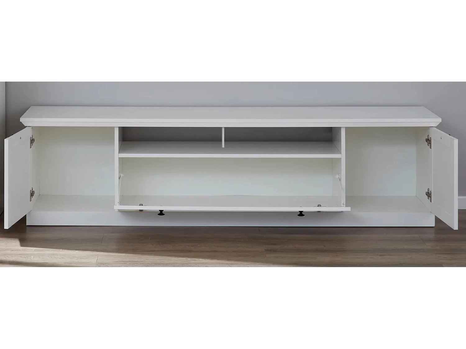 Ensemble meuble TV 3 pièces blanc mat Valex