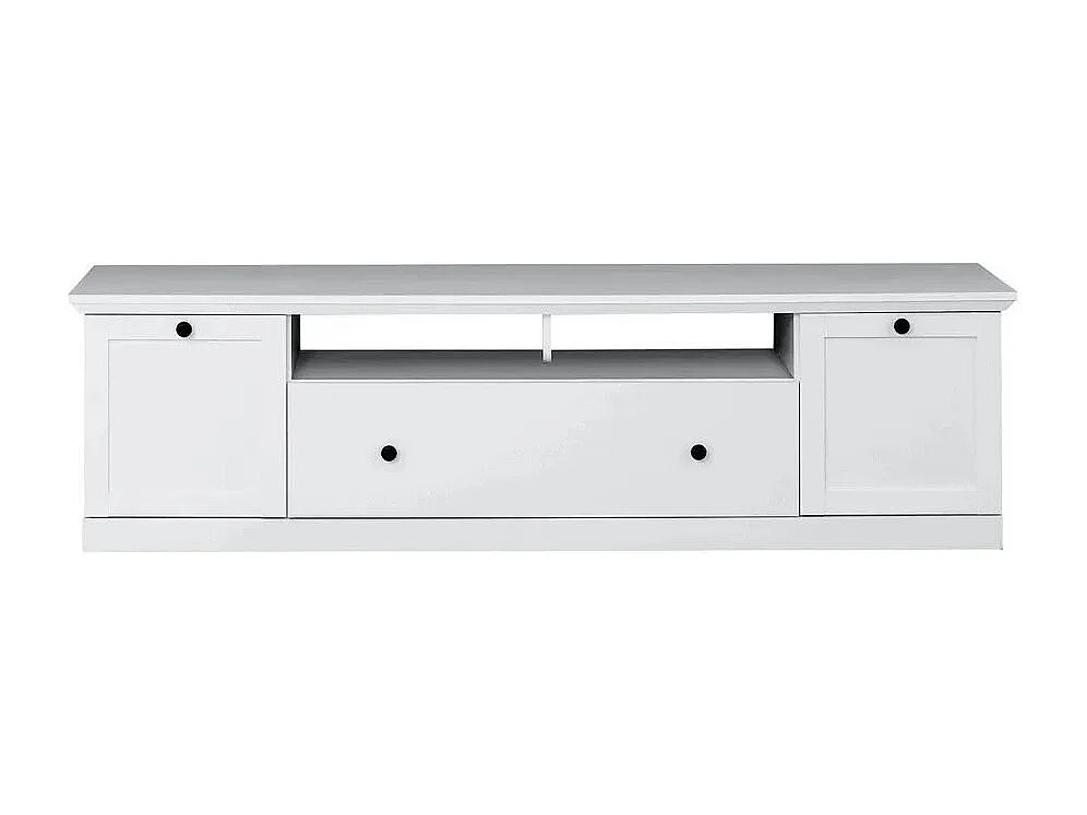 Ensemble meuble TV 2 pièces blanc mat Valex
