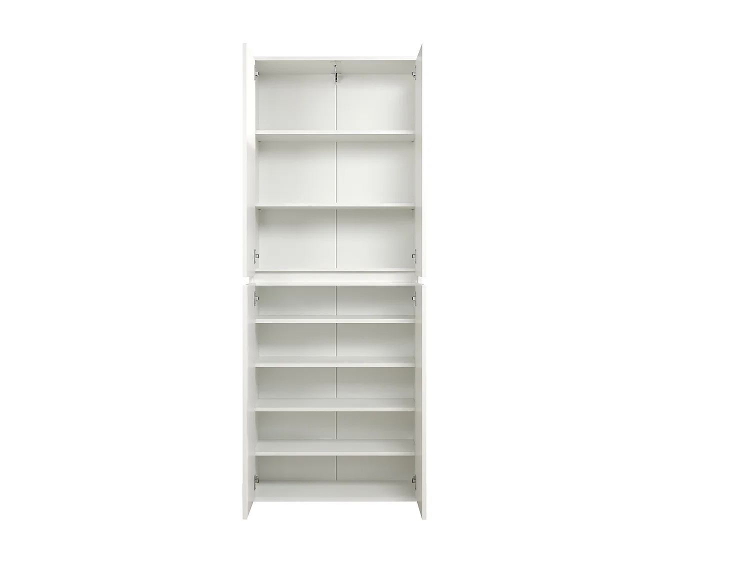 Armoire - Mélaminé - Blanc - 74 - 191 - 34 cm